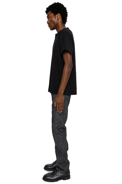 GB710 Slim Straight Jeans - Ghost Black