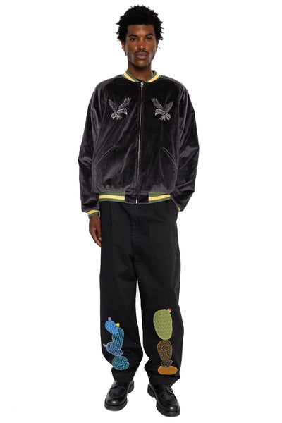 Velveteen Souvenir JKT (Raven&Skull) - Black