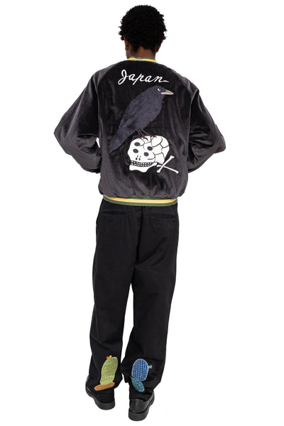 Velveteen Souvenir JKT (Raven&Skull) - Black