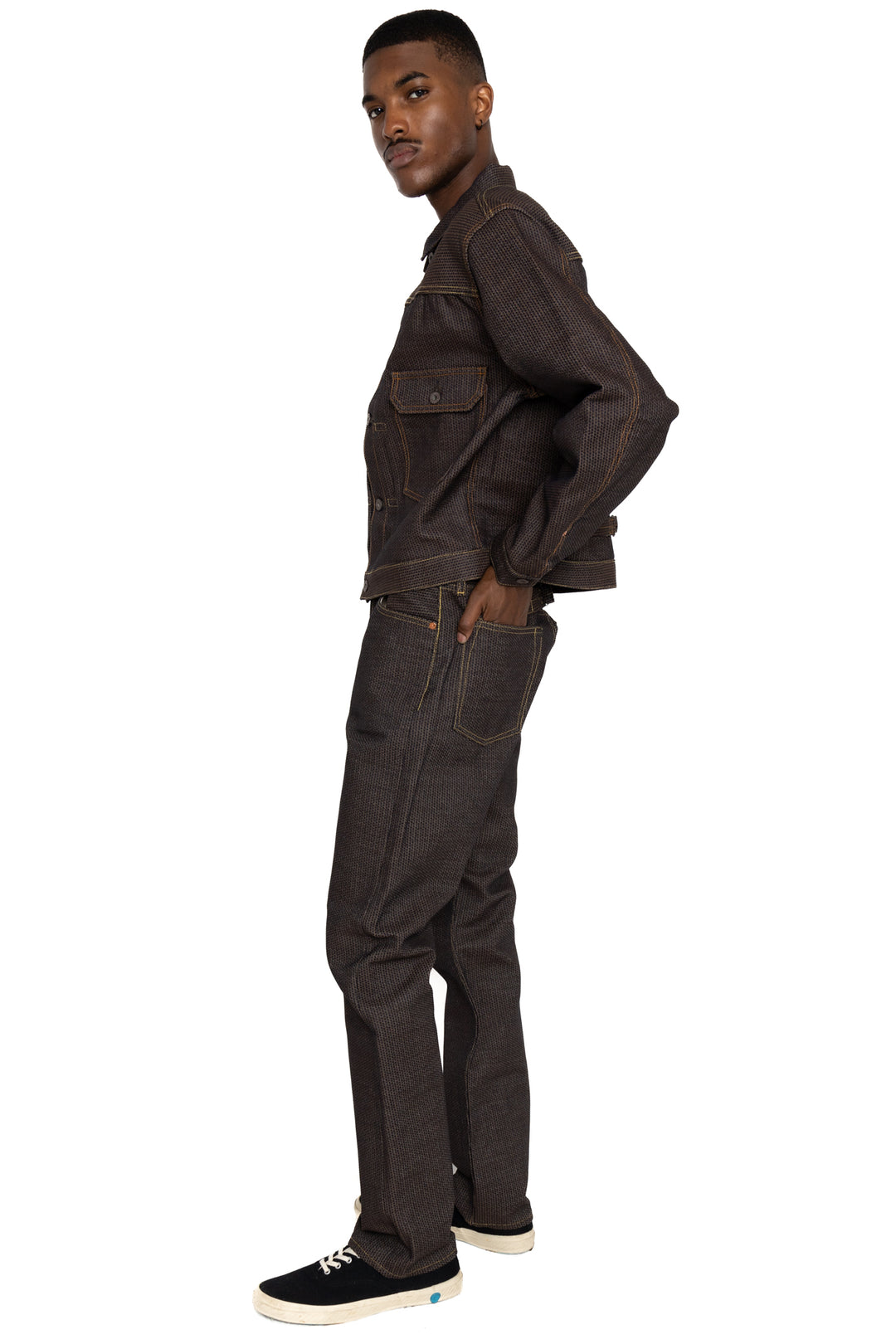 Kapital CENTURY DENIM 1st JKT - N5S (Kakishibu) – BLUE IN GREEN SOHO