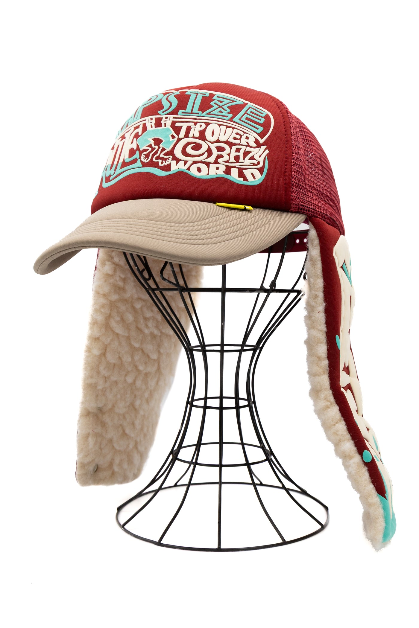 KAPITAL キャップ Kapital KAPSIZE RULE LUMBER Trucker Cap (Sax/Brown) - UNION LOS