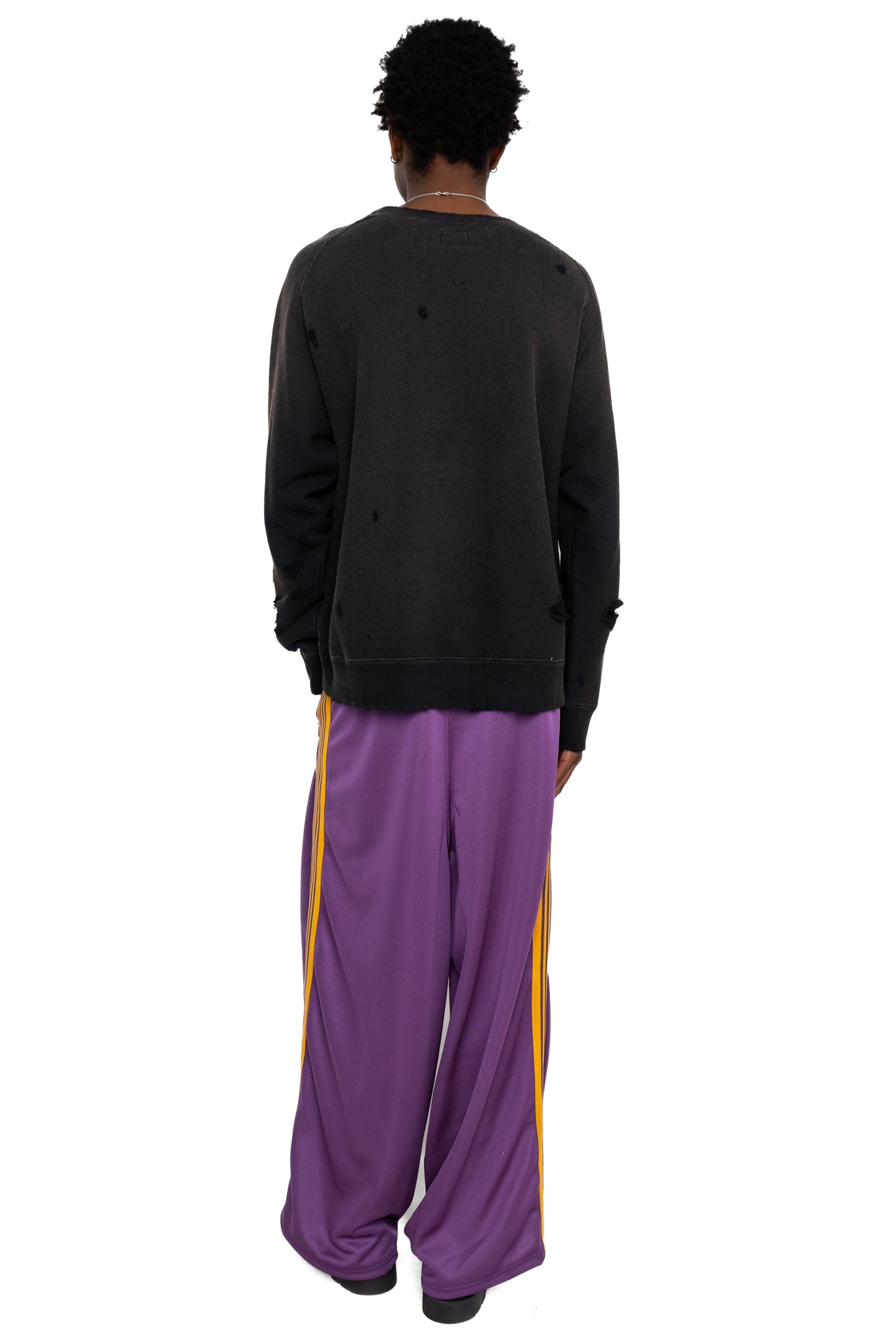 NEEDLES Darts Sweat Shirt French Terry - Black – BLUE IN