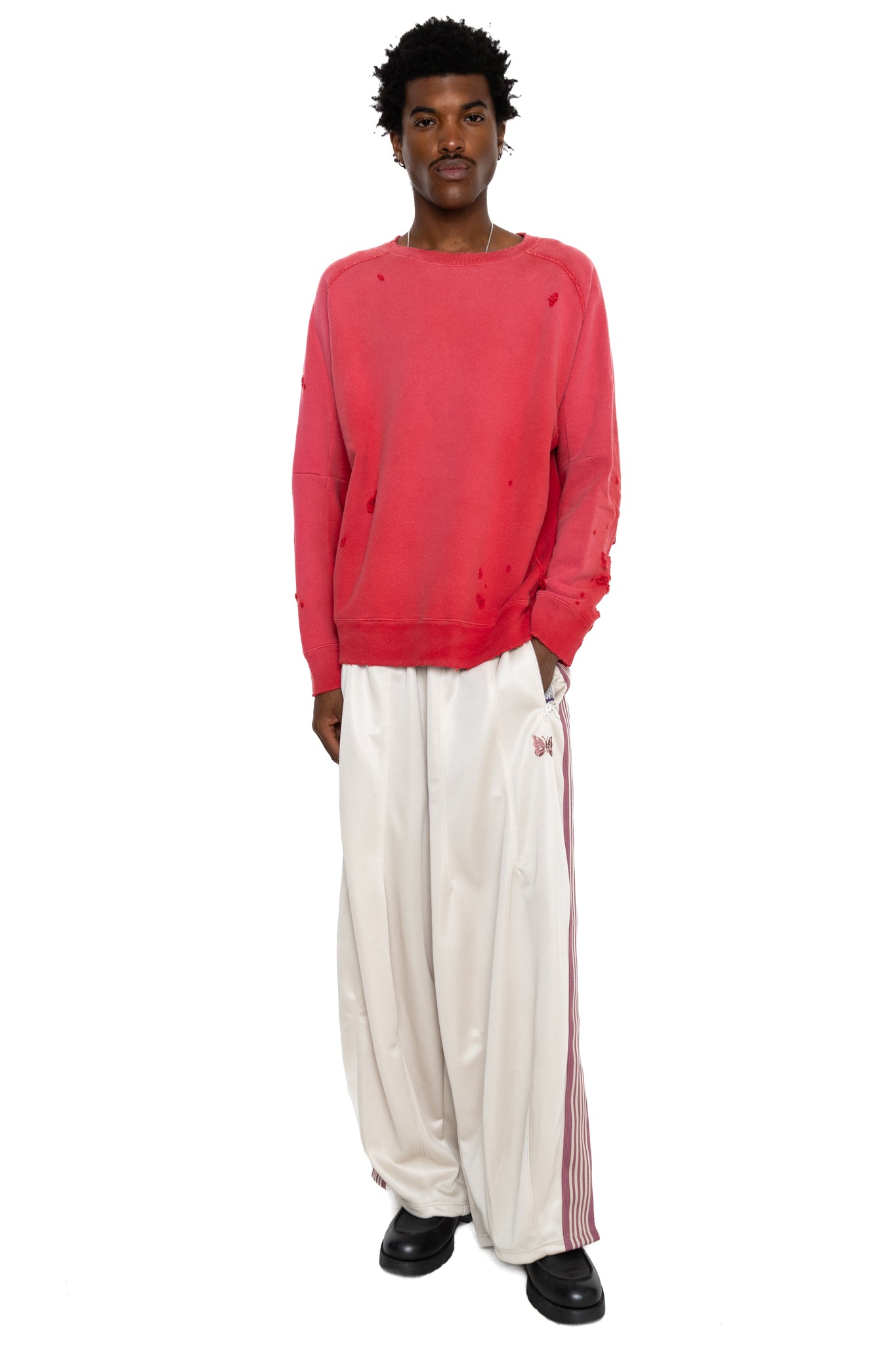 Darts Sweat Shirt French Terry - Red
