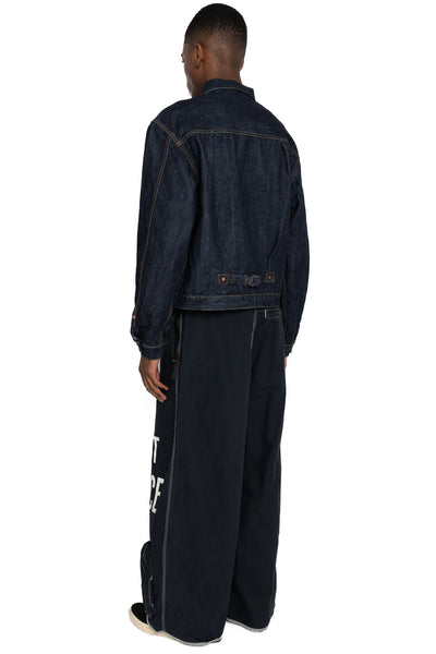 Canvas EAST REPAIR-MAN Track Pants - Black