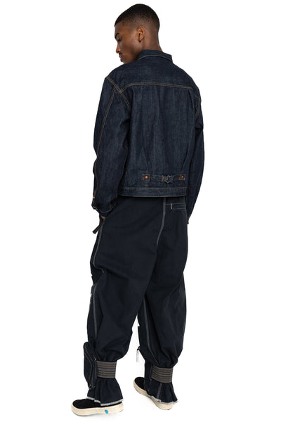 Canvas EAST REPAIR-MAN Track Pants - Black