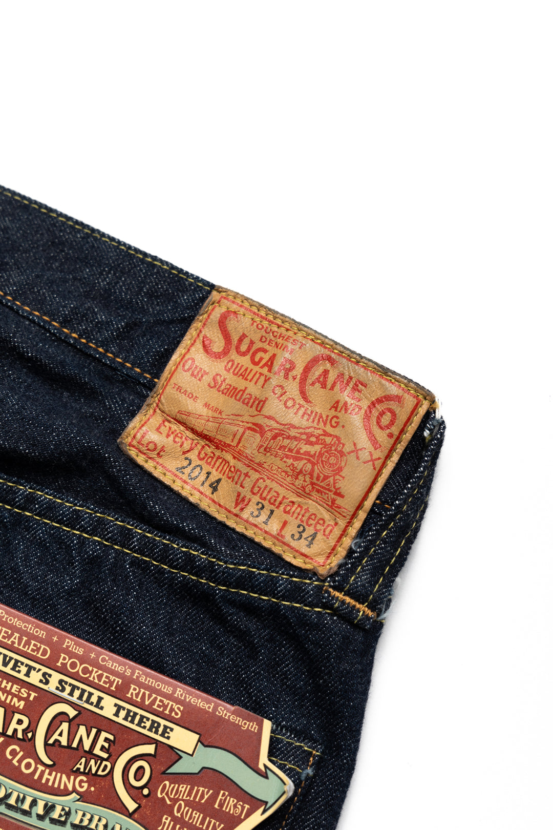 Sugar Cane 12oz Denim 1947 Model Type-ll – BLUE IN GREEN SOHO