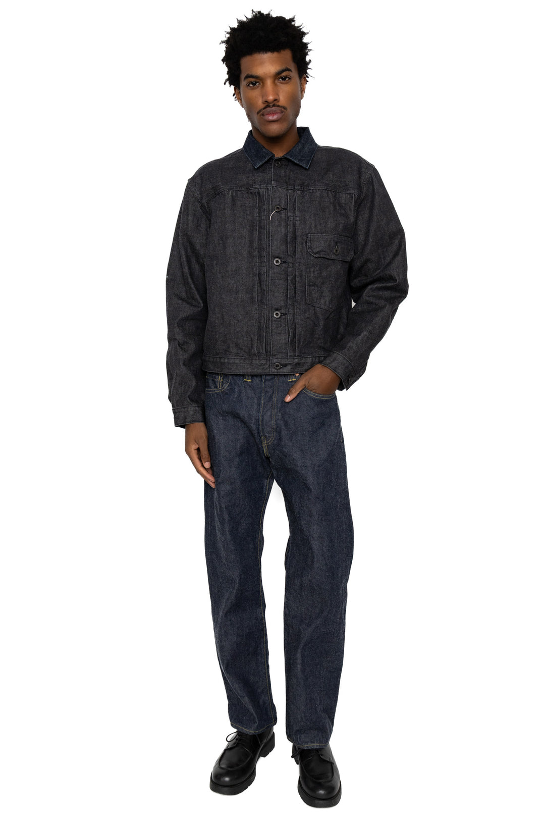 Kapital 14oz BLK Denim 1st JKT – BLUE IN GREEN SOHO