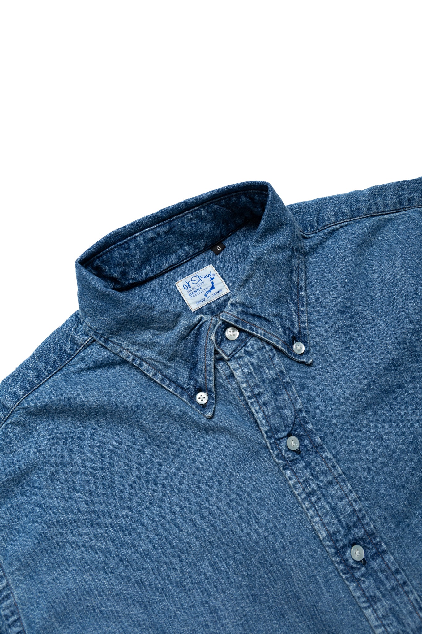 Denim Standard Button Down Shirt - Used