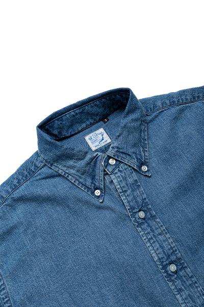 Denim Standard Button Down Shirt - Used