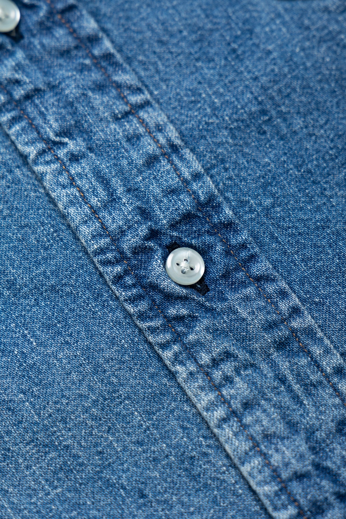 Denim Standard Button Down Shirt - Used