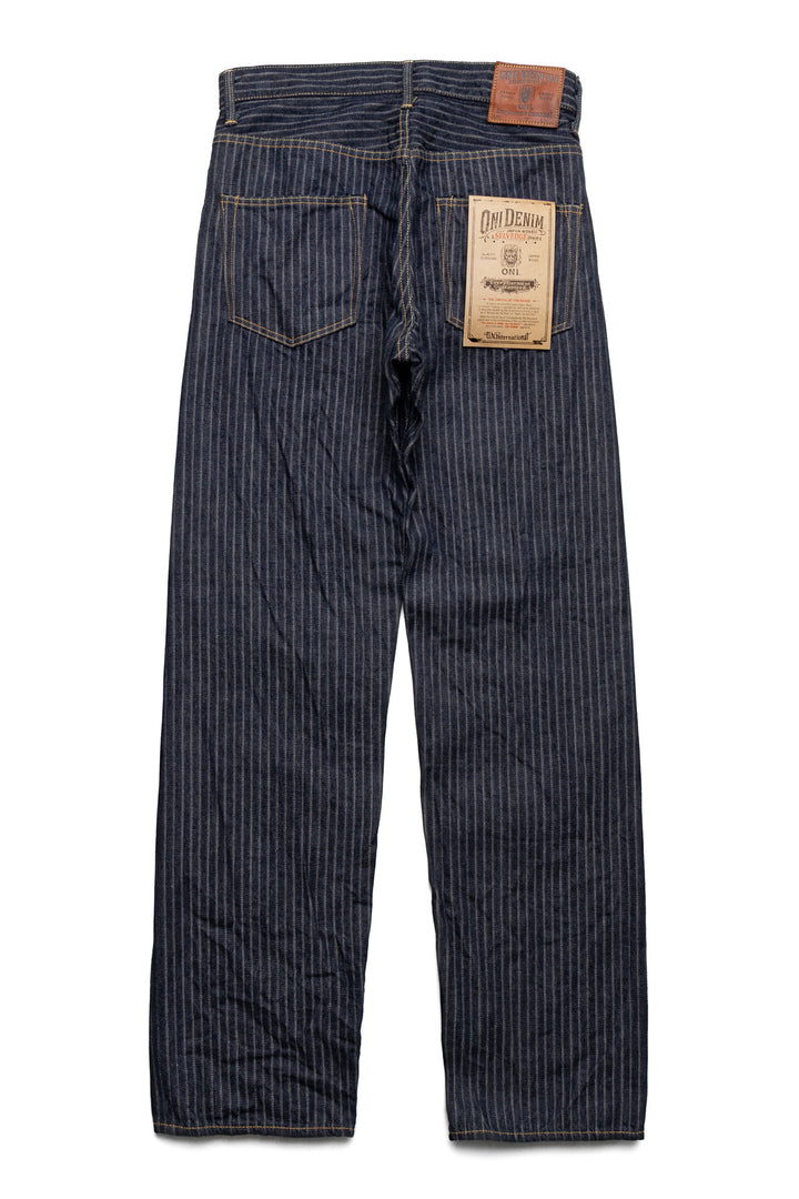 Oni Denim 266-HJS Relax Straight Drop Needle Stitching Jacquard