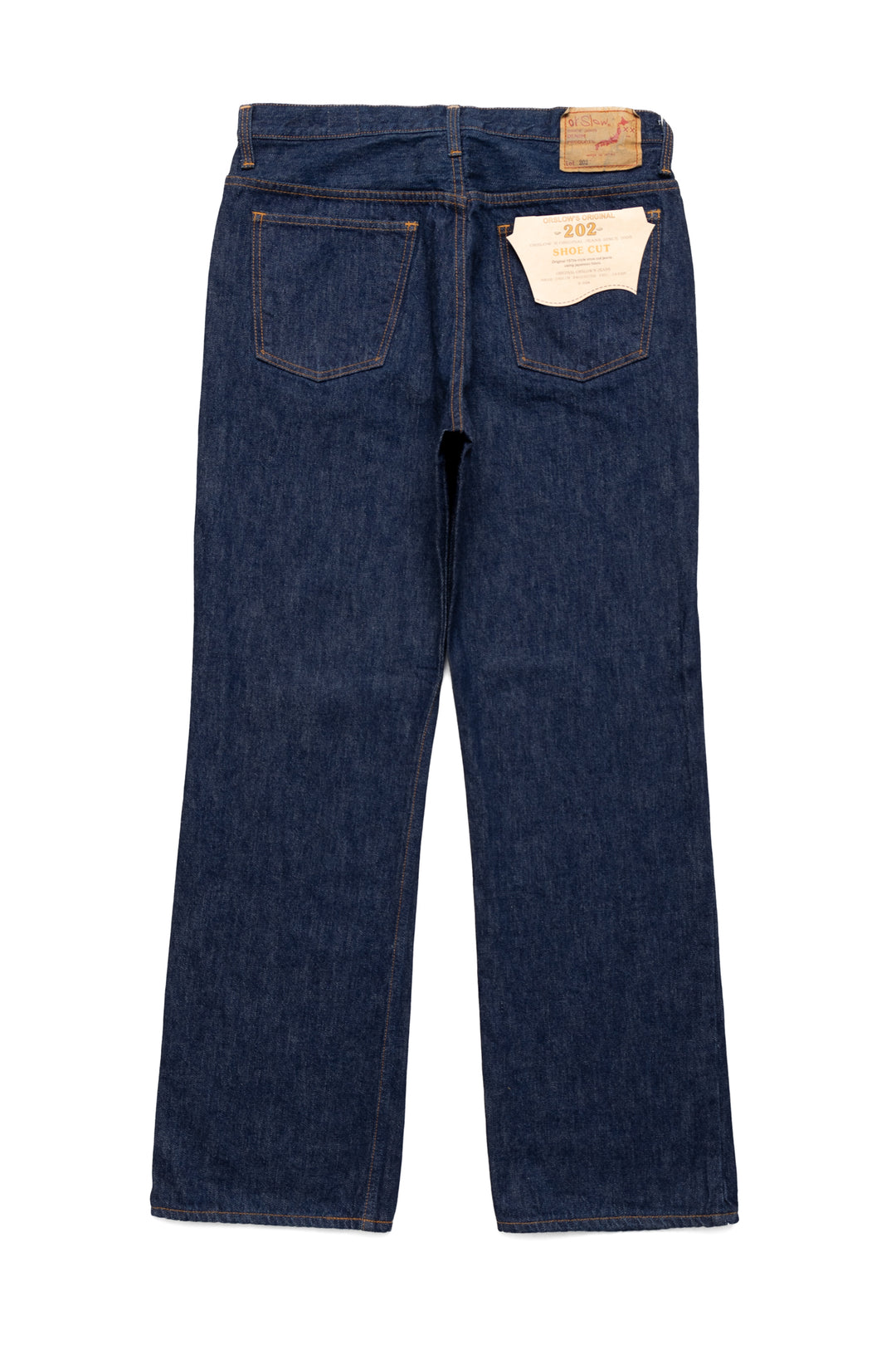 OrSlow Shoe Cut Jeans – BLUE IN GREEN SOHO