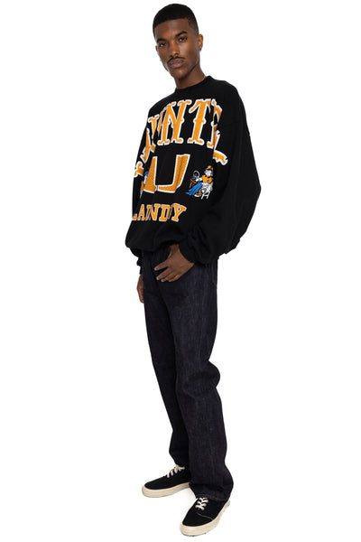 30/-SWT Knit BIG SWT (BIG KOUNTRY) - Black