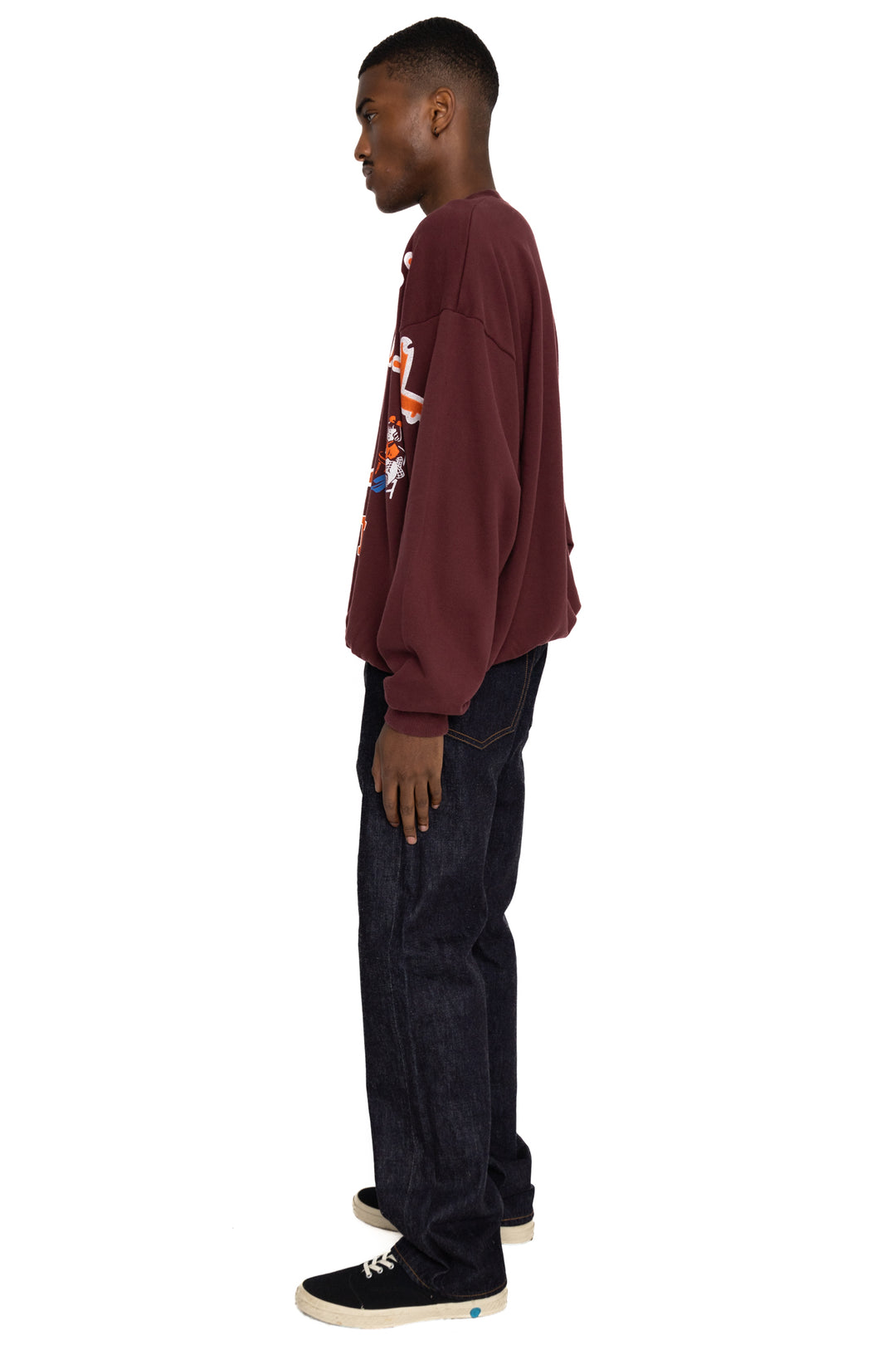 Kapital 14oz Denim 5P MONKEY TH – BLUE IN GREEN SOHO