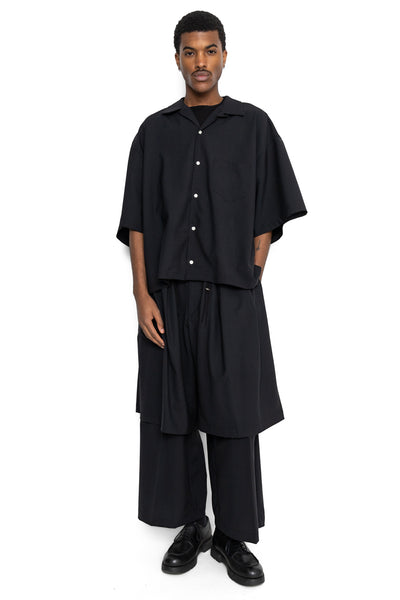 Circular Short Pants - Black