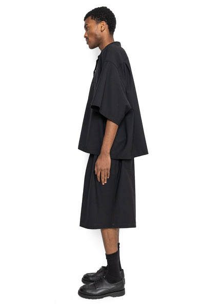 Circular Short Pants - Black