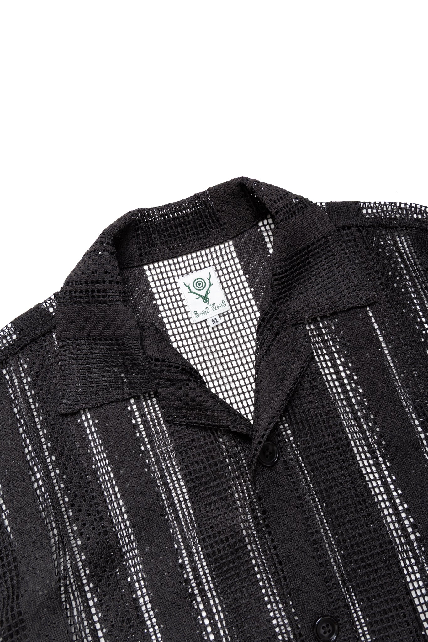 Cabana Shirt Poly Lace - Black