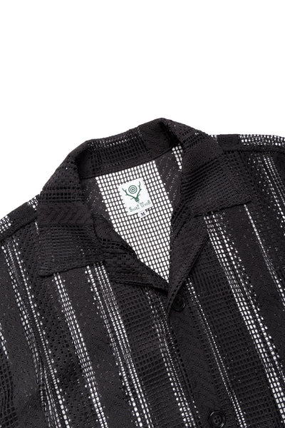 Cabana Shirt Poly Lace - Black