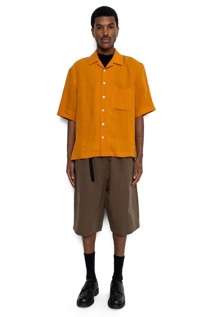 Aloha Shirt - Burnt Orange