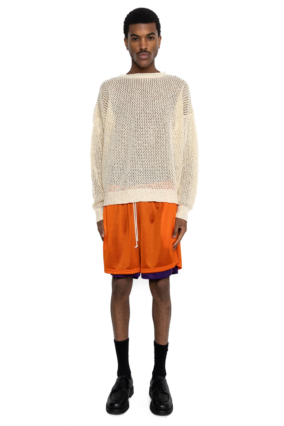 Open Knit Sweater - Natural