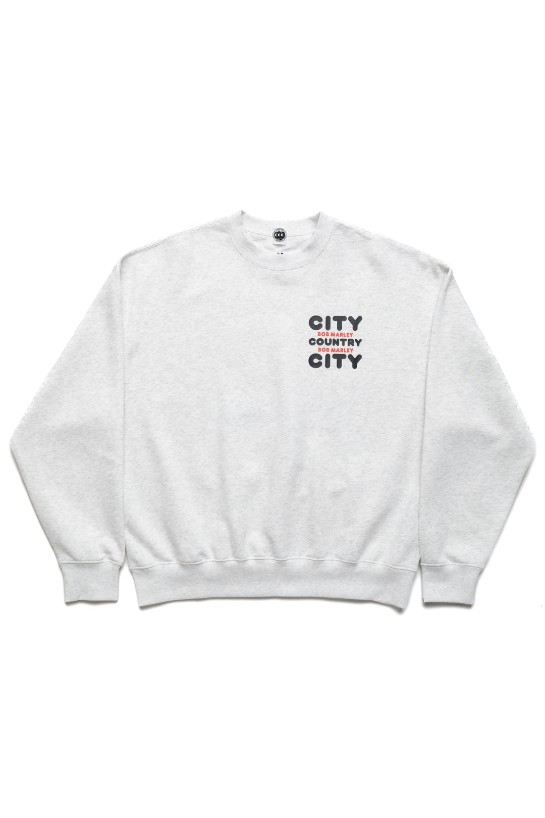 トップス CITY COUNTRY CITY / APPLIQUE LOGO SWEAT CITY COUNTRY CITY – BLUE IN GREEN SOHO