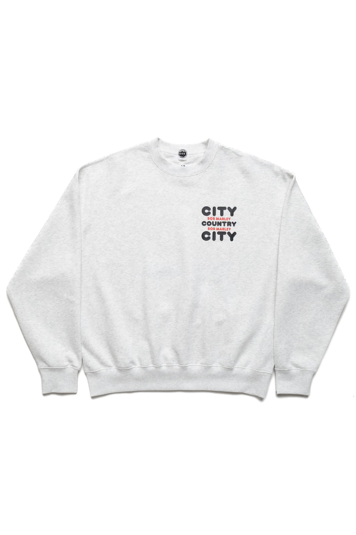 CITY COUNTRY CITY x BOB MARLEY Sweatshirt LIVE! - Ash Grey – BLUE