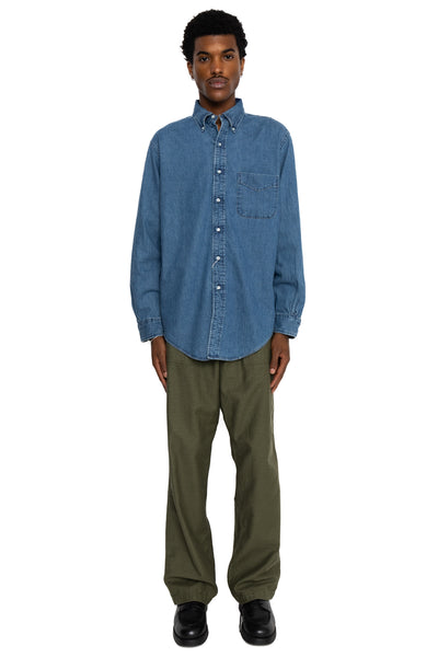 Denim Standard Button Down Shirt - Used