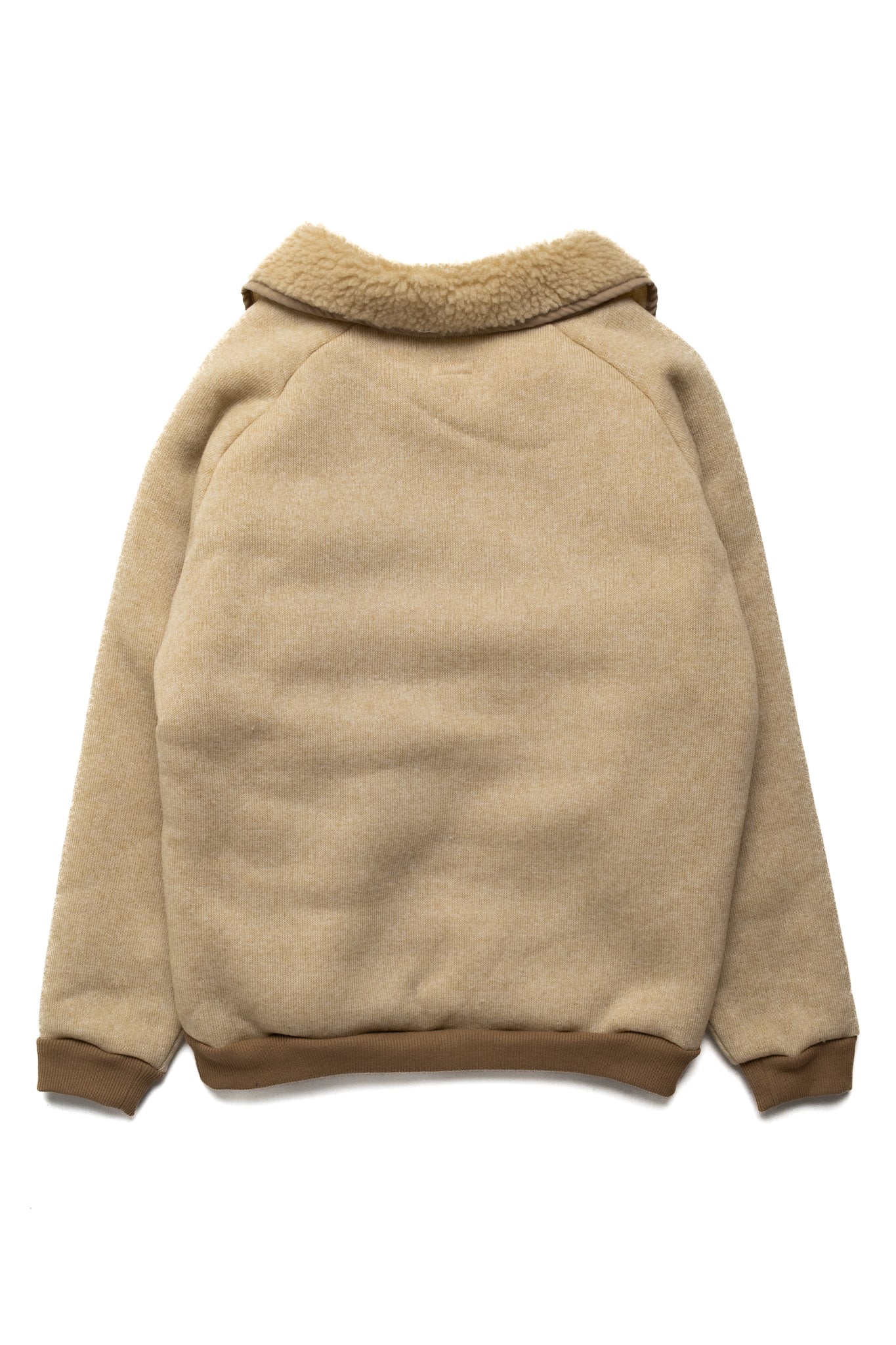 BOA Fleece ZIP ALPINE Pullover - Ecru