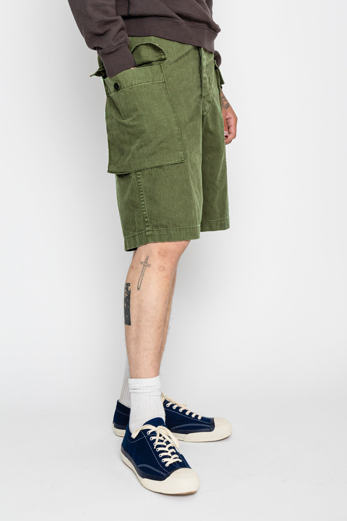 U.S. Army 2 Pocket Cargo Shorts - Army Green