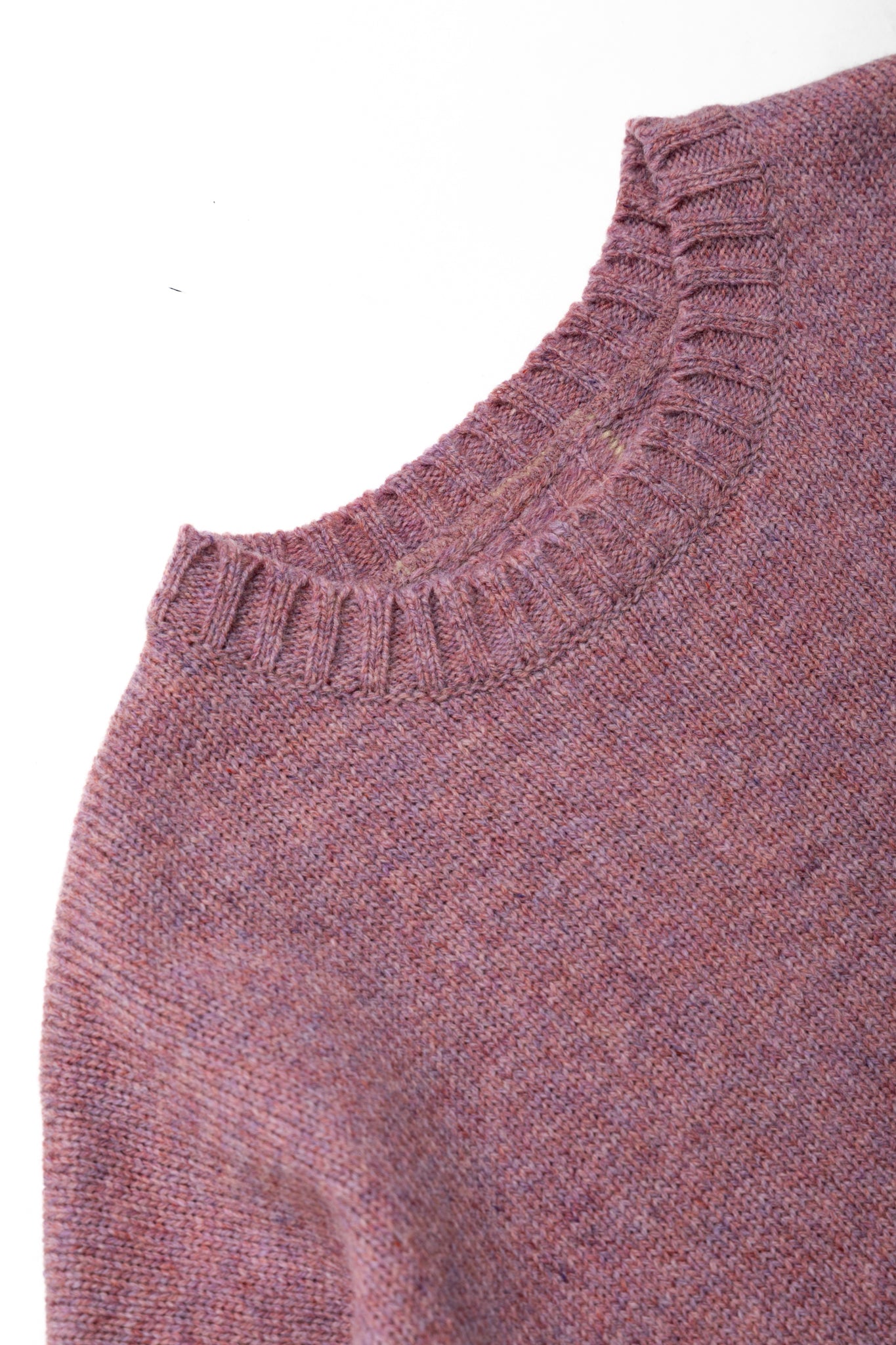 5G Wool BONE Crew Sweater - Light Purple