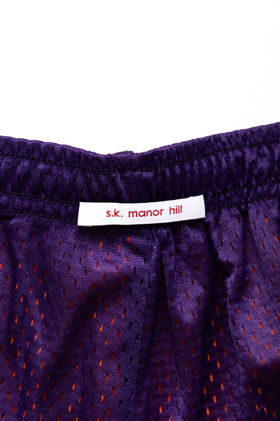 Reversible Ball Short - Orange & Purple