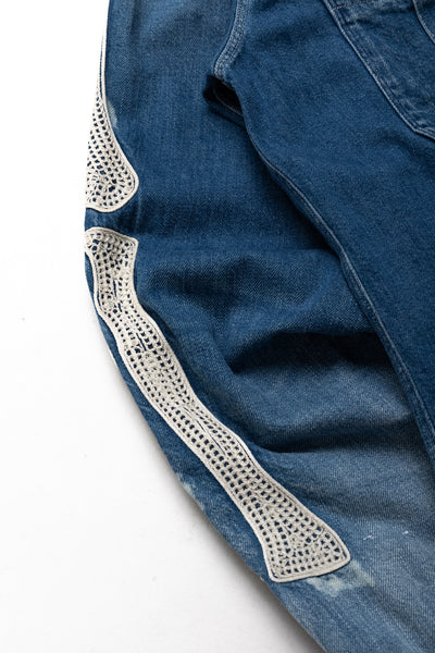 8oz Denim Work Shirt (BONE Embroidery)