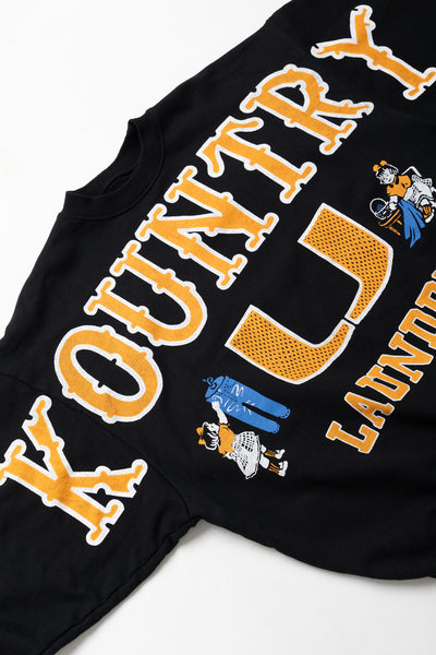 30/-SWT Knit BIG SWT (BIG KOUNTRY) - Black