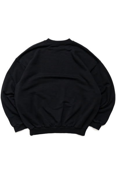 30/-SWT Knit BIG SWT (BIG KOUNTRY) - Black