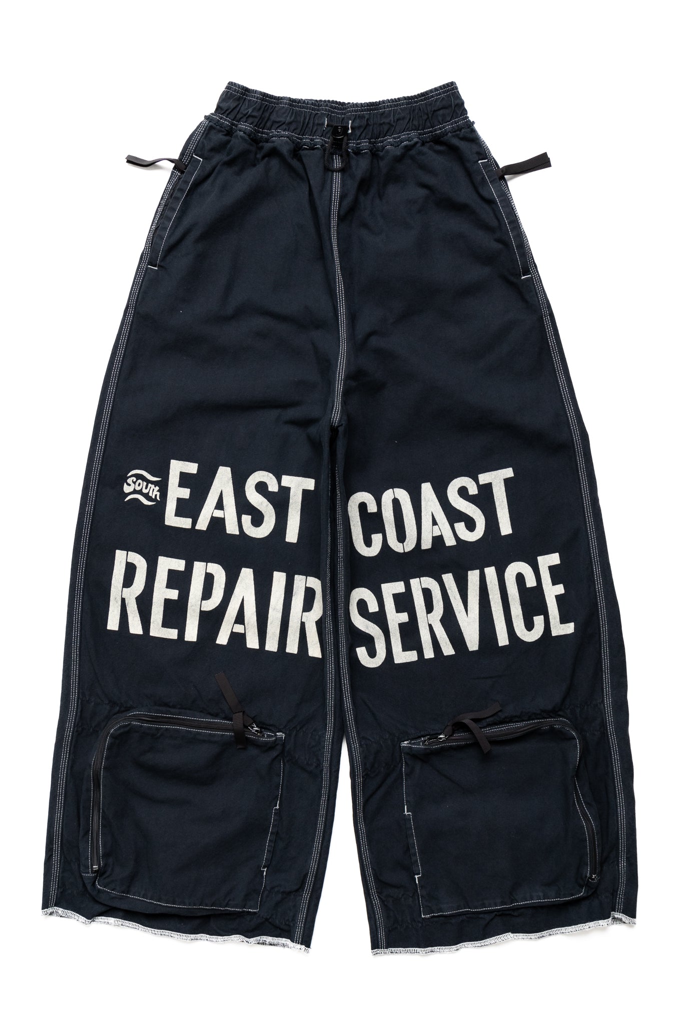Canvas EAST REPAIR-MAN Track Pants - Black