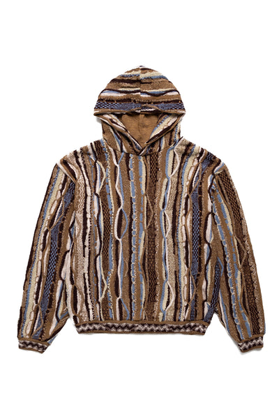 Kapital 7G Knit GAUDY Hood Sweater - Gold Brown – BLUE IN GREEN SOHO