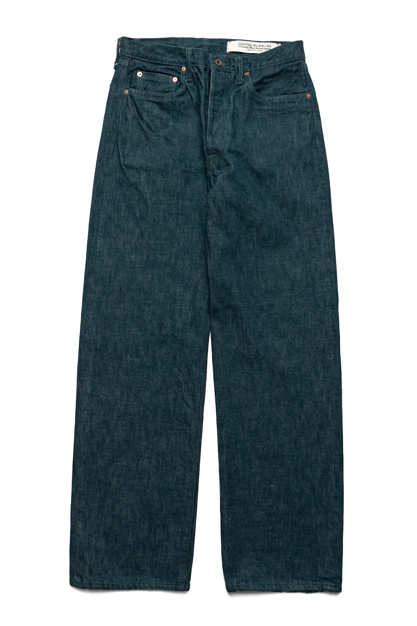 Kapital No.4 Plant Dye Denim 5P MONKEY TH – BLUE IN GREEN SOHO