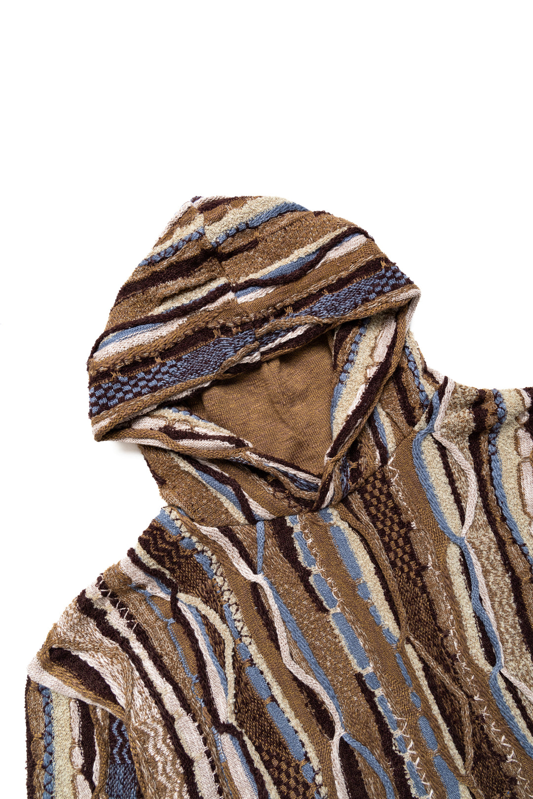 Kapital 7G Knit GAUDY Hood Sweater - Gold Brown – BLUE IN GREEN SOHO