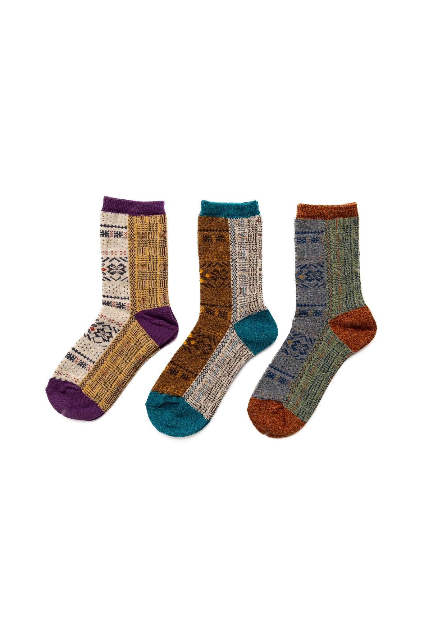 144 Yarns 2TONES FairIsle Socks
