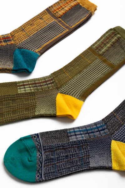 144 Yarns TWEED CLOTH Navajo Socks