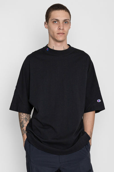 N. HOOLYWOOD x Champion Crewneck T-Shirt - Black