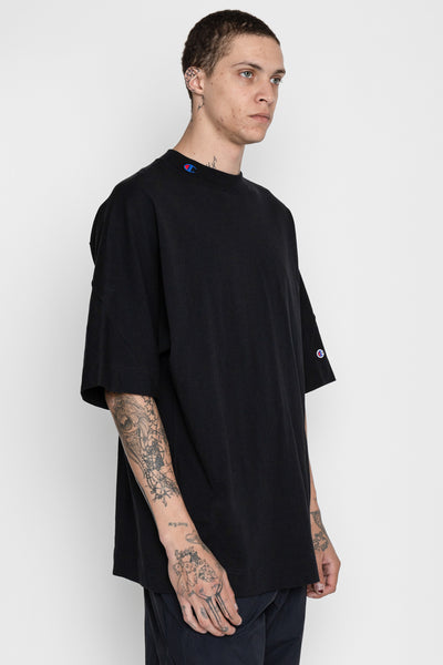N. HOOLYWOOD x Champion Crewneck T-Shirt - Black