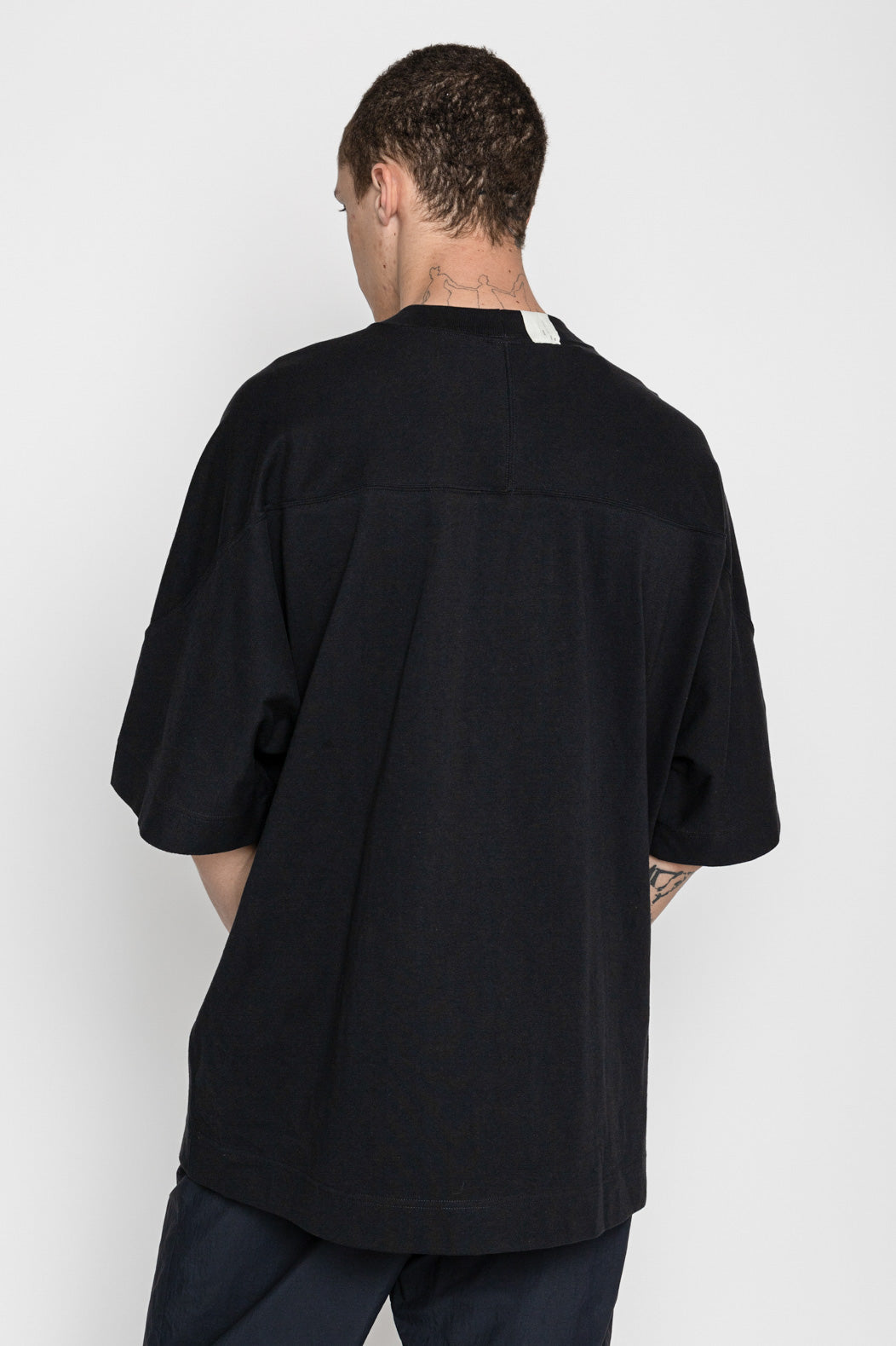N. HOOLYWOOD x Champion Crewneck T-Shirt - Black