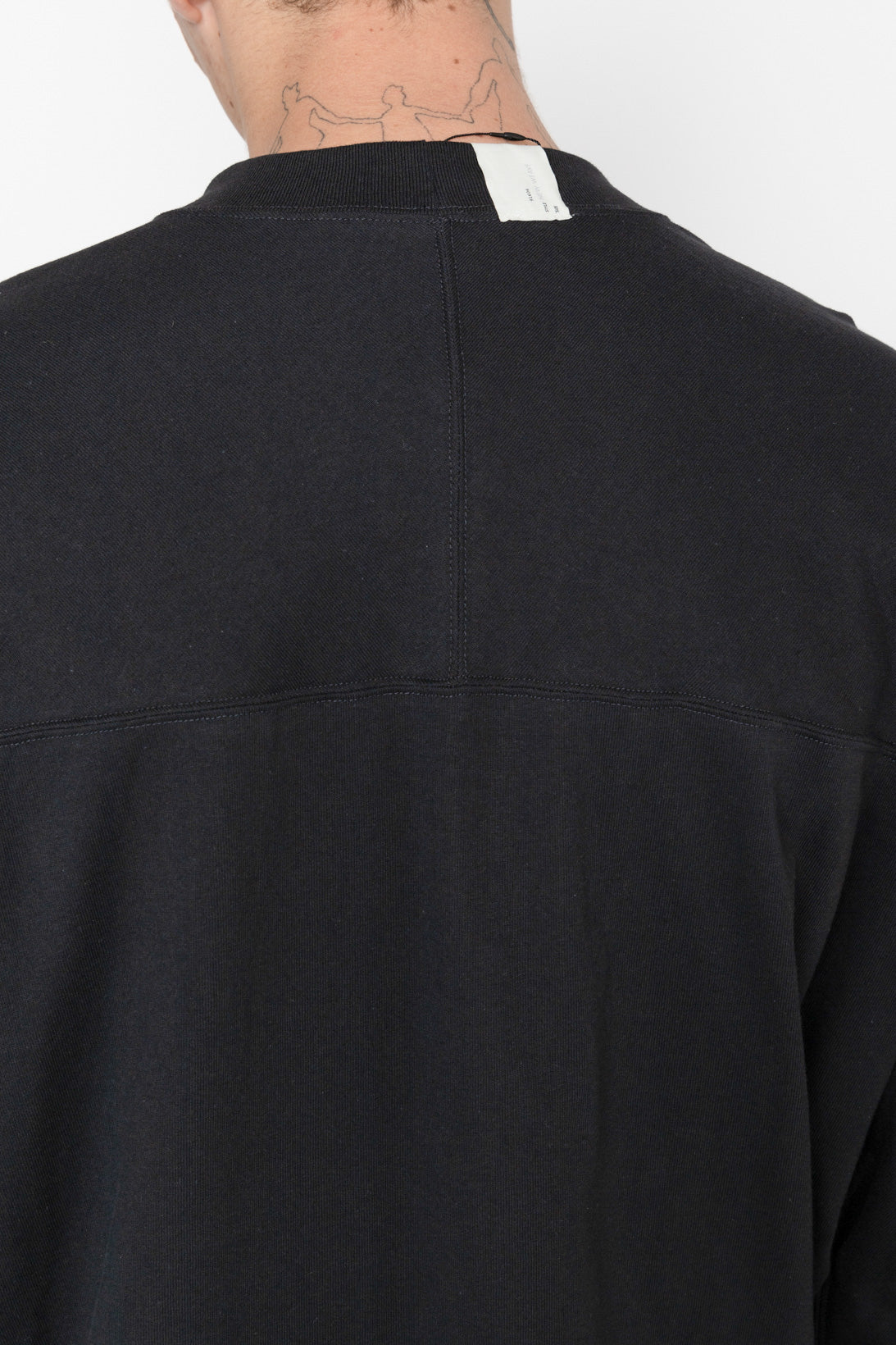 N. HOOLYWOOD x Champion Crewneck Long Sleeve T - Black