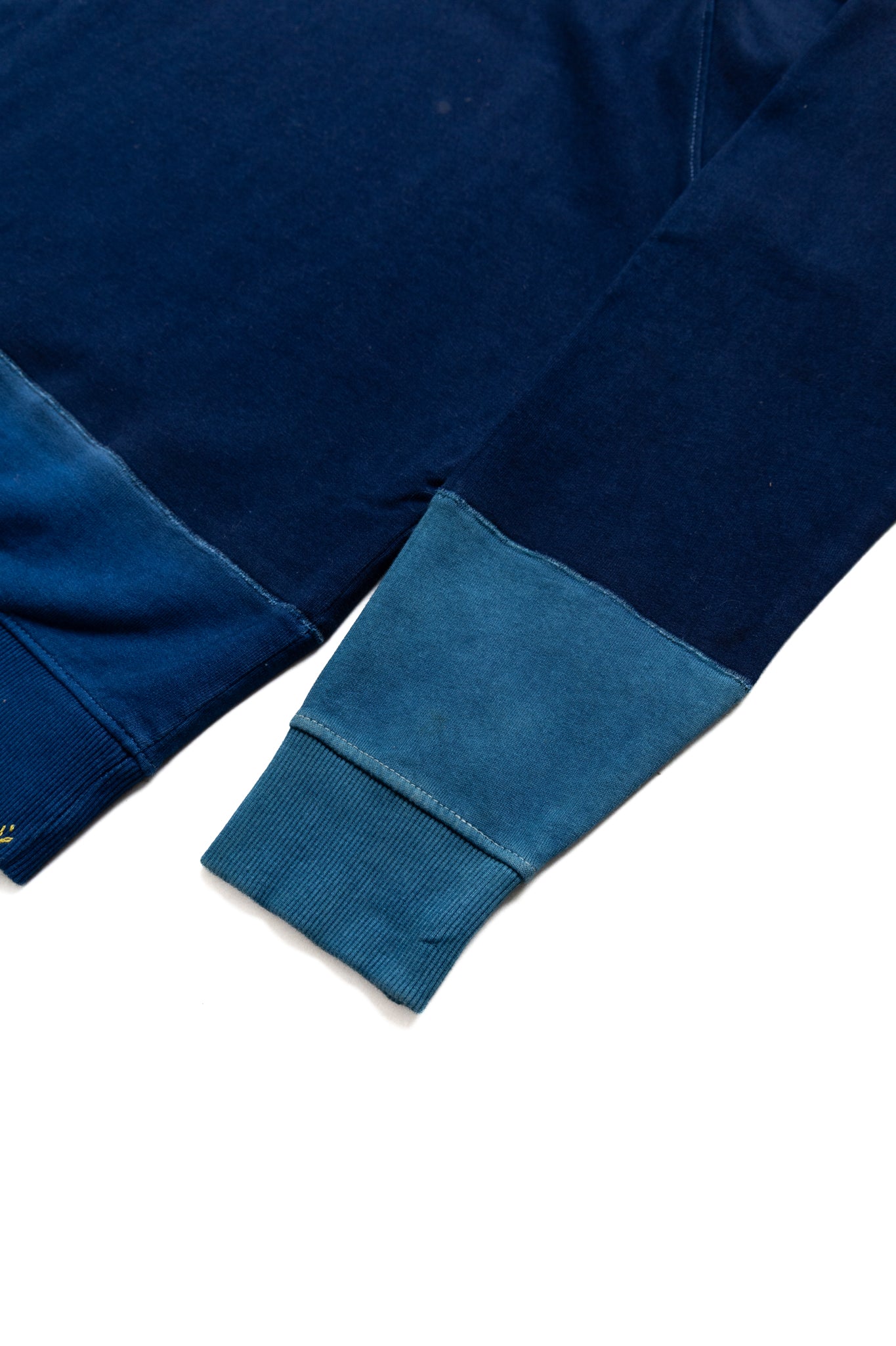 Shade Of Indigo Patchwork Cotton Sweatshirt