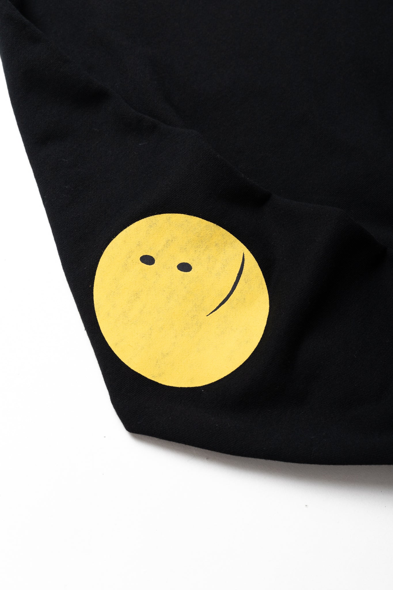 ECO SWT Knit Crew SWT (RAINBOWY Patch) - Black
