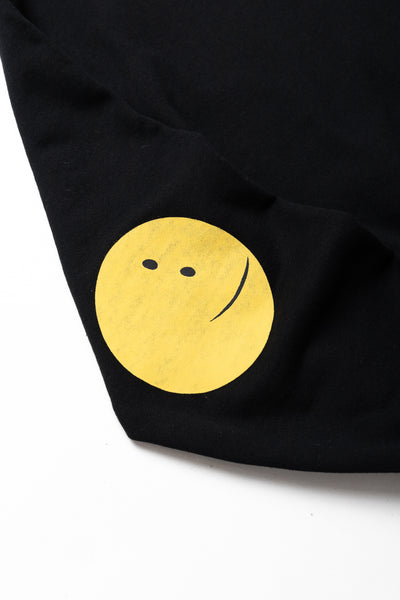 ECO SWT Knit Crew SWT (RAINBOWY Patch) - Black