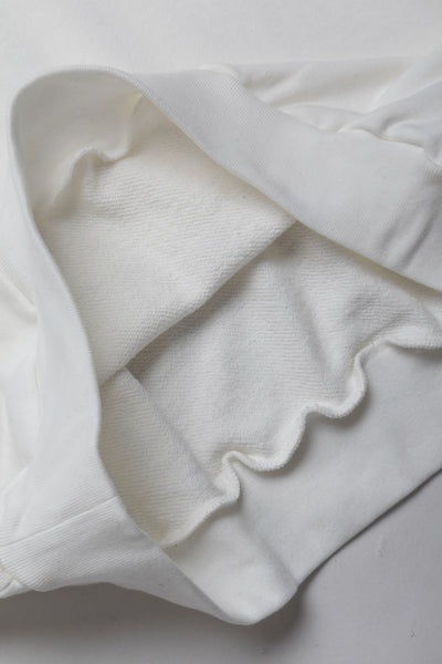 ECO SWT Knit Crew SWT (RAINBOWY Patch) - White