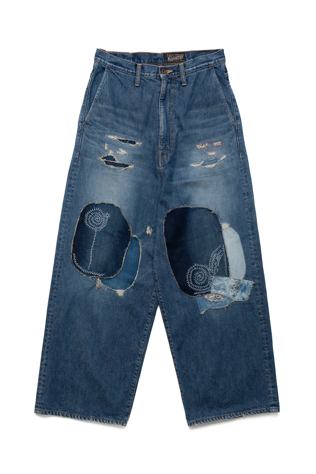 Kapital 14oz Denim PORT Baggy Pants (HIPPIE Champetre Remake