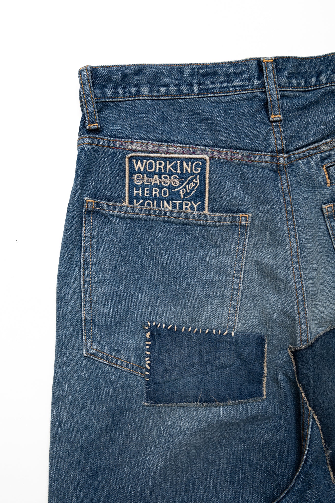 14oz Denim PORT Baggy Pants (HIPPIE Champetre Remake)